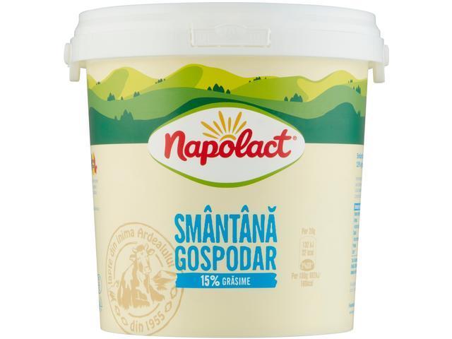 Smantana Napolact Gospodar 15% grasime 900g