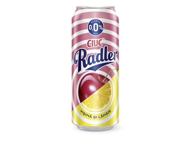 Ciuc Radler Bere Cu Visina Si Lamaie 0% Alc. Doza 500 ML