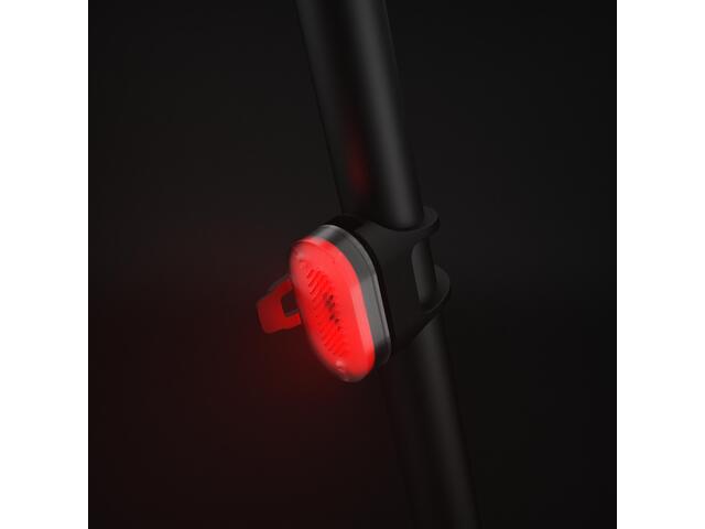 LUMINI BICICLETĂ SL510 FAȚĂ/SPATE NEGRU USB CLIP