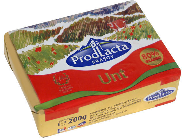 Unt 80% grasime 200 g ProdLacta