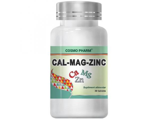 Calciu Mg Zn 30cp - COSMO PHARM