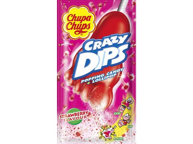 Chupa Chups Crazy Dips Acadea Aroma  Capsuni 14G