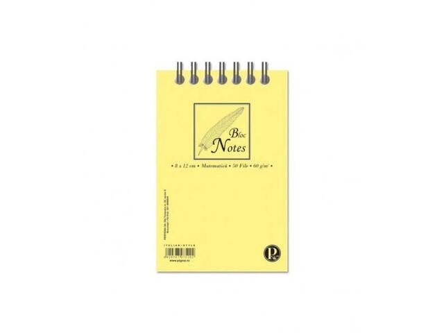 Bloc notes matematica Pigna 8x12cm 50 file