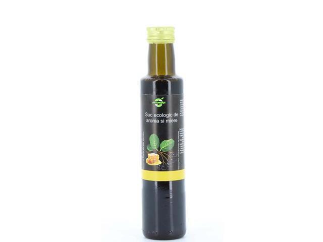 Suc ecologic cu aronia & miere 250 ML