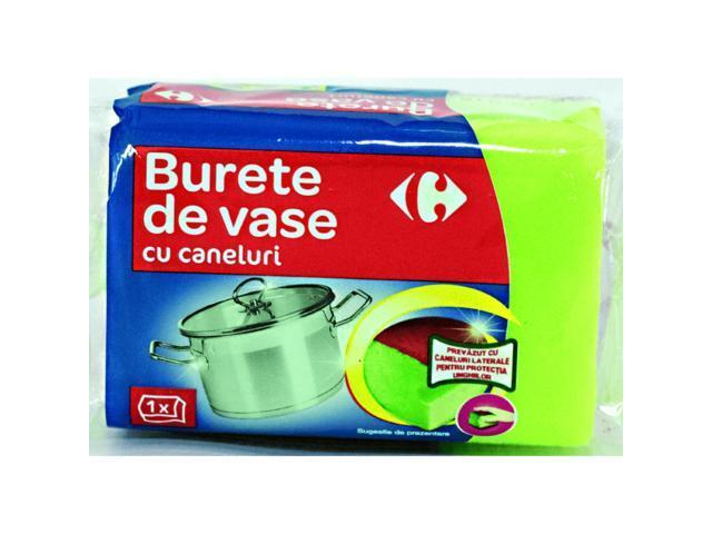 Burete Vase Carrefour Caneluri Verde