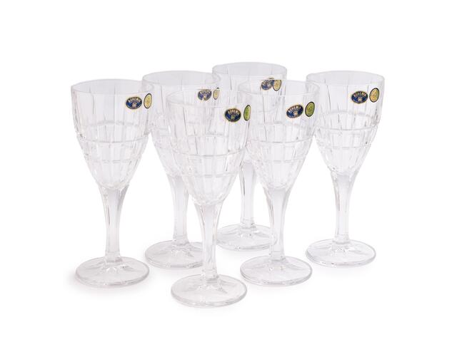 Set 6 pahare vin Cristal London, 250 ml