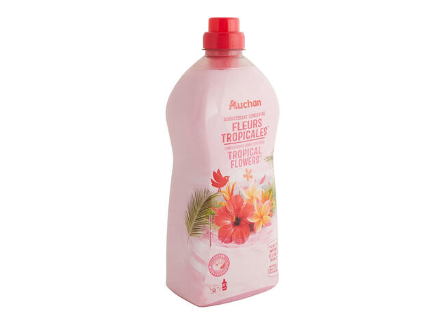 Balsam de rufe concentrat Auchan, parfum de flori tropicale, 1.5 l