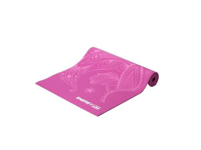 Covoras aerobic Energy Fit, PVC, Violet cu daï¿½cor