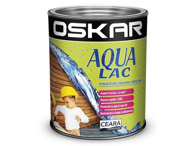 Lac pentru lemn Oskar Aqua, castan, interior/exterior, 5 l