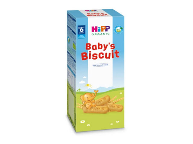 Biscuiti pentru bebelusi Hipp, 180g