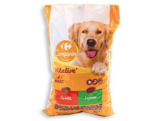 Hrana Uscata Caini Vita&Leg 3Kg Carrefour Companino