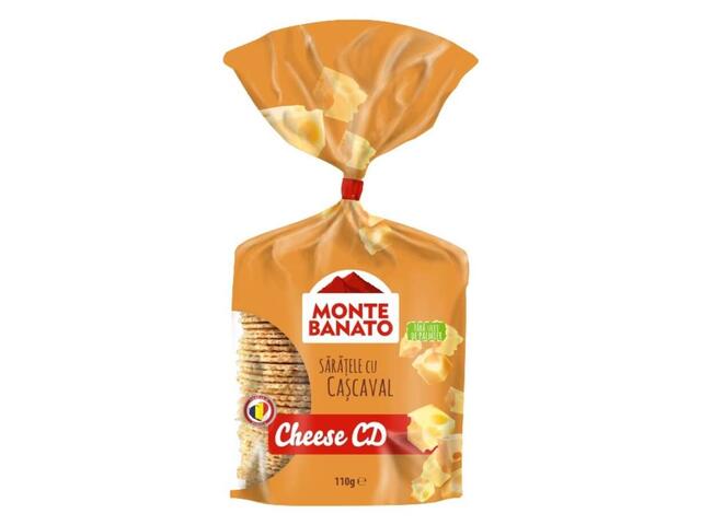 Monte Banato Cheese CD saratele cu cascaval 110 g