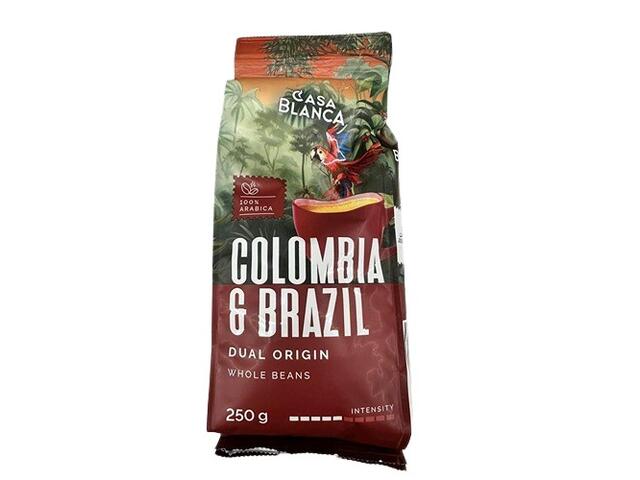 Casablanca cafea boabe prajita dual origin peru&columbia/ columbia&brazil 250g