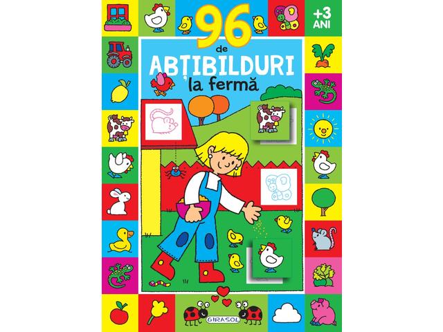 Carte cu 96 de abtibilduri la ferma