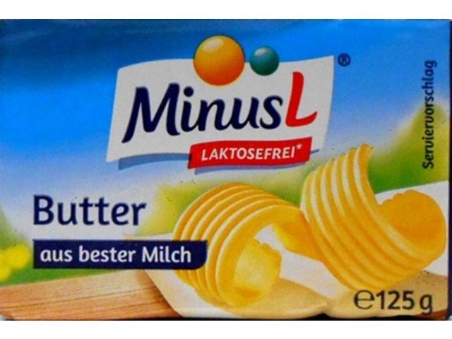 Unt fara lactoza 82% grasime 125 g MinusL