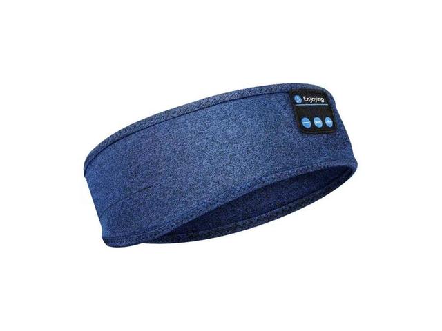 Bandana Smart Pyramid® BAND19, Casti Integrate, Microfon, Redare Muzica, Apeluri Telefonice, Bluetooth 5.0, albastru, BAND19