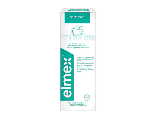 Apa de gura pentru dinti sensibili elmex® Sensitive 400 ML