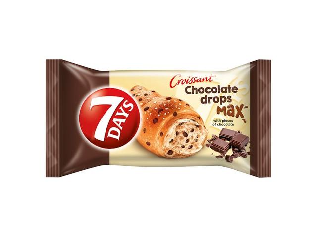 7D CROISSANT 70GR CHOCOLATE DROPS