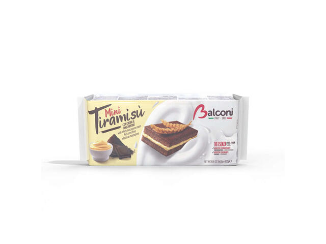 Mini prajituri tiramisu Balconi 300 g