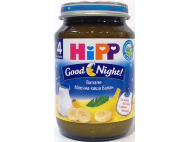 Piure Bio Cu Banane Hipp Good Night 190G