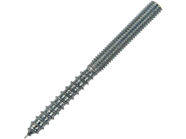 Prezon pentru lemn si metal, otel zincat, M6 x 60 mm, L35/M25