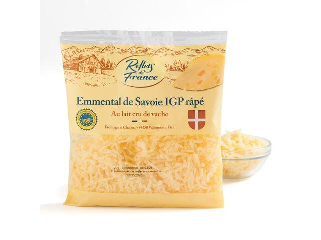 Branza Emmental din lapte crud, Reflets de France 100g