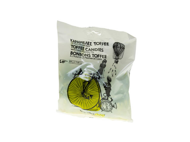 Bomboane toffee cu ulei de mastica (200g)