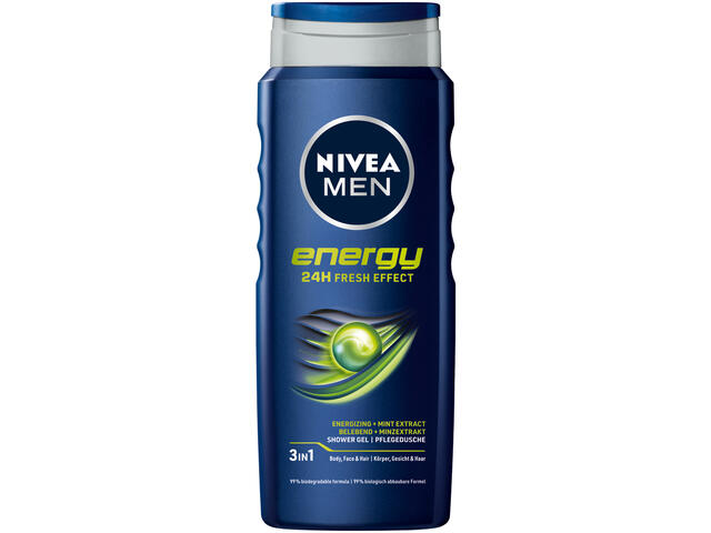 Gel de dus Nivea Men Energy, 500ML