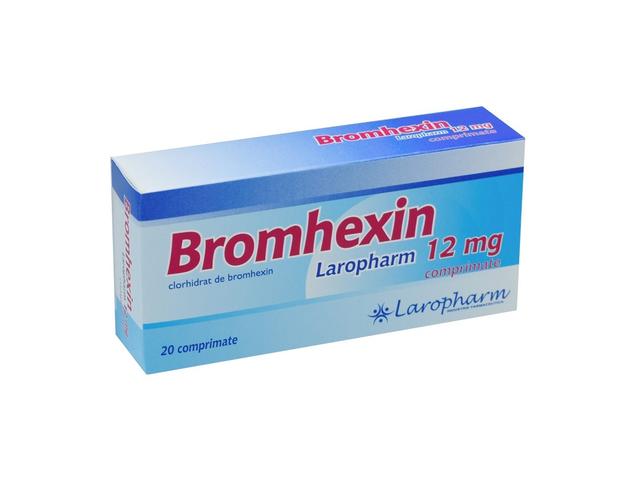 LAROPHARM BROMHEXIN 12MG X 20CPR