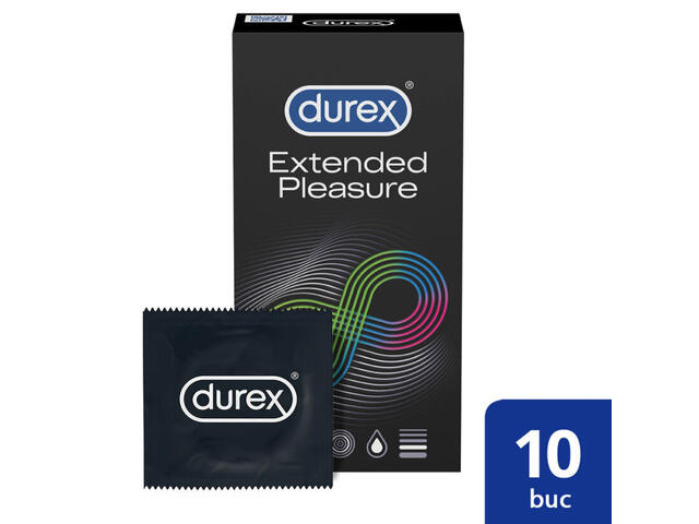 Prezervative Durex Extended Pleasure 10 Bucati