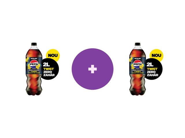 Pepsi Twist Zero Zahar, bautura cu aroma de cola si suc de lamaie, pet, 2L, Al 2-lea -45%