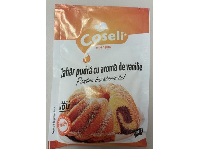 Coseli zahar pudra aroma vanilie 80 g