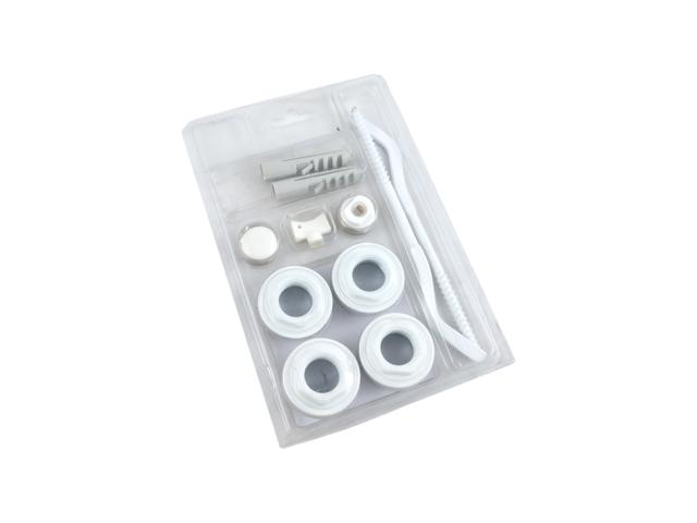 Set accesorii montaj calorifer aluminiu Ferro ZGG2B, alb