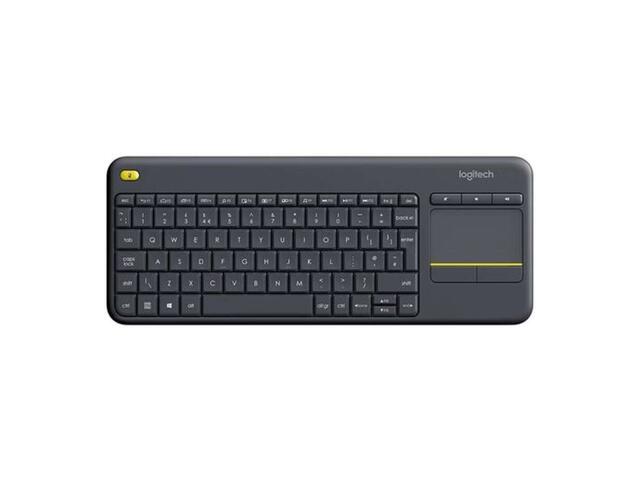 Tastatura wireless Logitech K400 Plus Dark Touchpad USB Negru