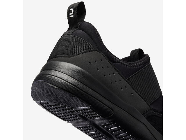Încălțăminte mers sportiv PW 160 Slip-On Negru Bărbațiundefined