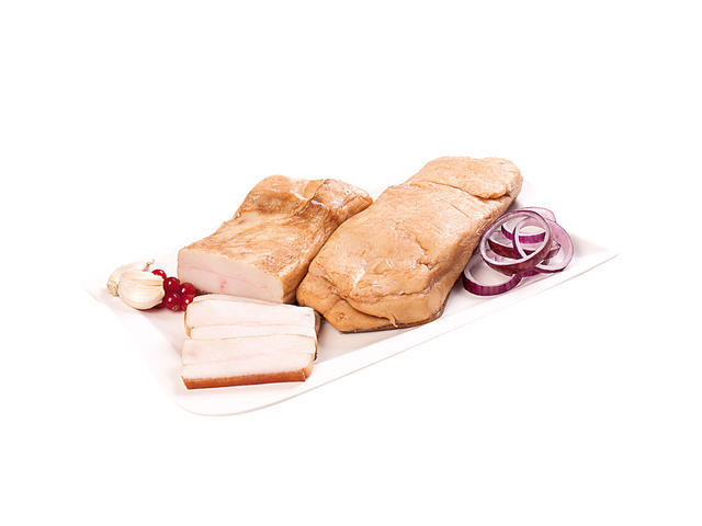 Slanina de porc afumata, per kg