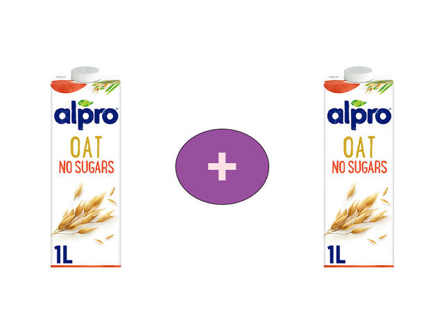 Alpro Bautura din ovaz neindulcita 1l, 2 la pret de 1