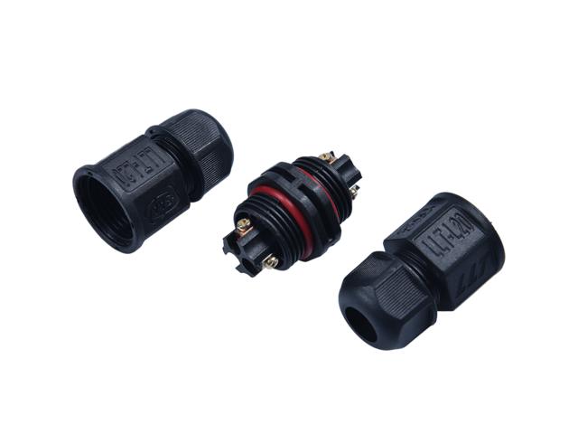 Conector submersibil de putere Anco, 3 fire, negru, 16 A, IP 68