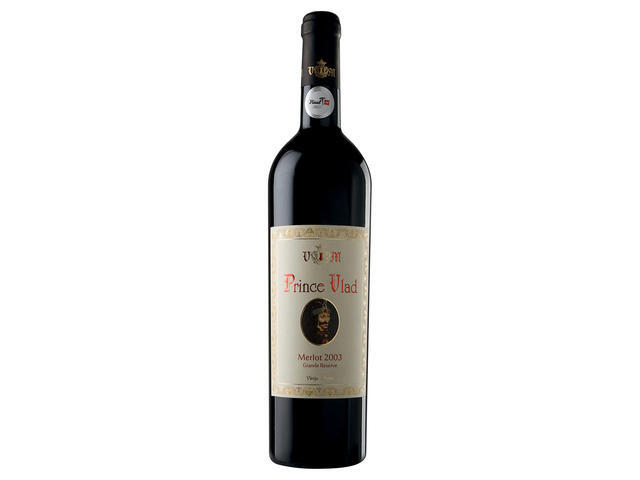 Prince Vlad Merlot 0.75L, sec