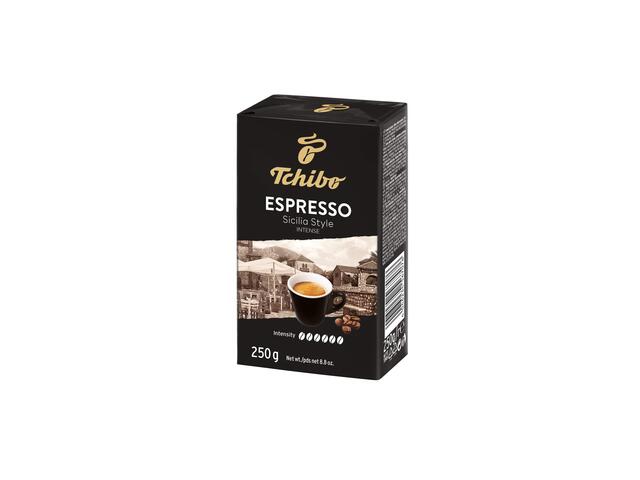Tchibo Espresso Sicilia Style 250G, Cafea Prajita Si Macinata, Vidata