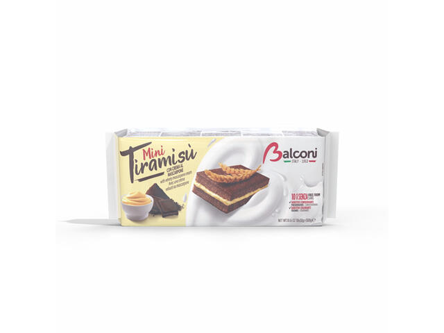 Mini prajituri tiramisu 300 g Balconi