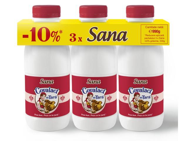 Sana 3.6%grasime Covalact de Tara 3x330g