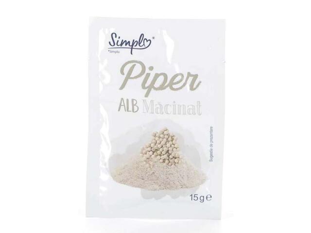 Piper alb macinat Simpl 15g