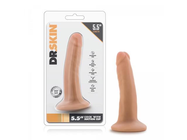 Dildo Dr Skin 5.5 Inch Vanilla