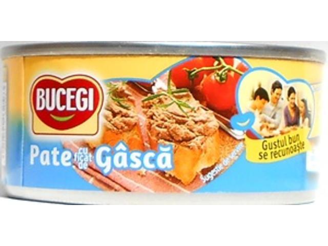 Pate cu ficat gasca 120 g Bucegi