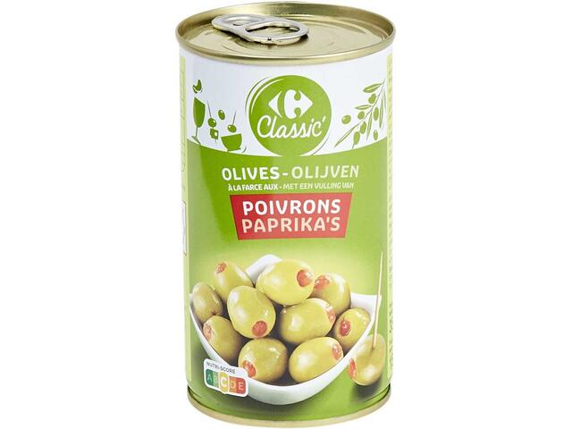 Masline Verzi Umplute 150G Carrefour