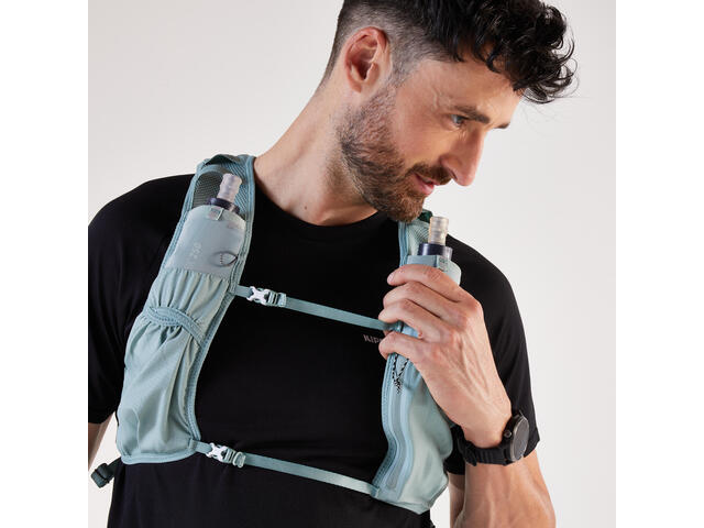 Rucsac trail alergare Kiprun 5 L cu rezervor de apă 1L Verde