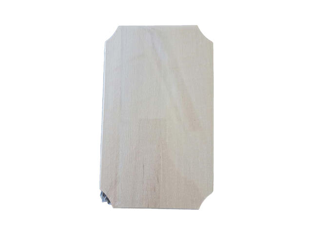 Tocator dreptunghiular, lemn, 25 x 15 cm, Bej