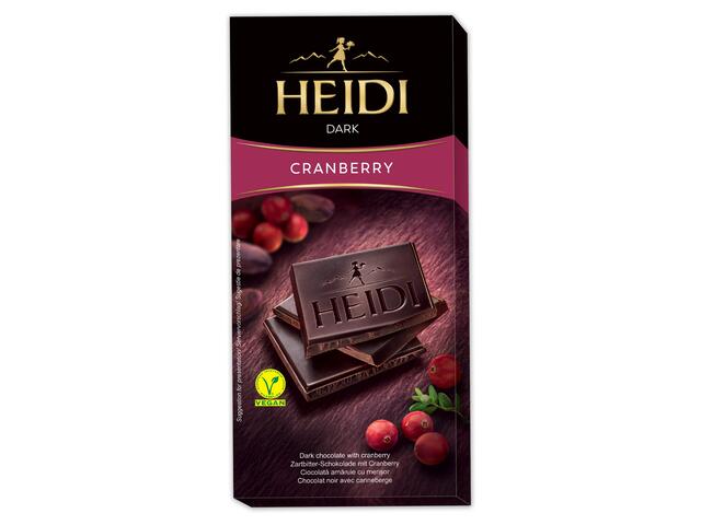 Ciocolata Heidi Dark Cranberry 80g