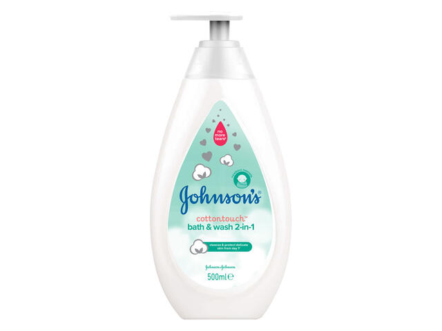 Gel de dus delicat pentru nou-nascuti 2-in-1 Cottontouch bath&wash 500 ml